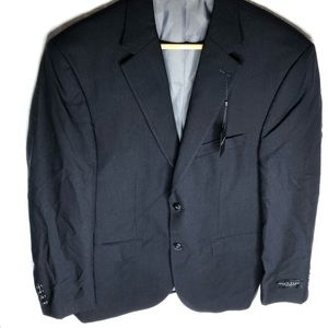 Pronto Uomo Mens Sport Coat Blazer Wool Blend Two Button Sport Jacket Size 40S